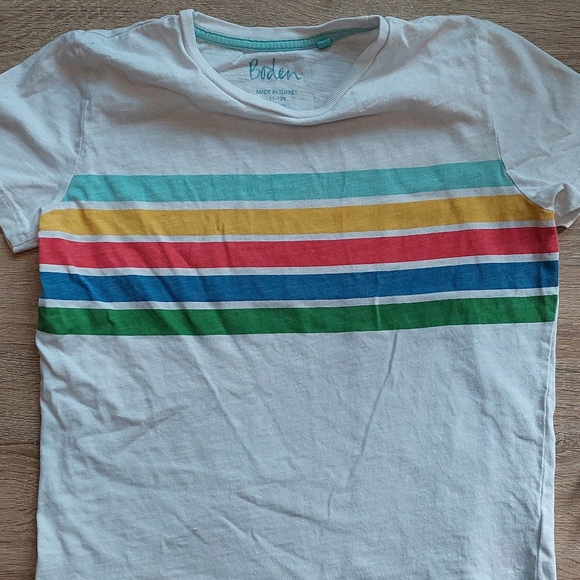 Mini Boden stripey tee 11-12 years - Picture 4 of 16